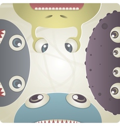 Set of Monster vector image