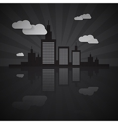 Night City Scape Night City Scape vector image