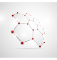 Abstract molecular structures vector image