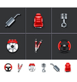 Car parts 2 vector image