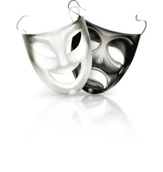 Theater masks vector image