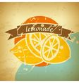Lemonade retro poster vector image