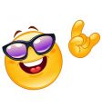 Funky emoticon vector image