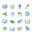 Science and education Icons vector image