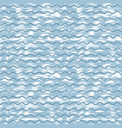 Sea background with blue waves and white strokes Sea background with blue waves and white strokes vector image