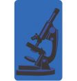 Microscope vector image