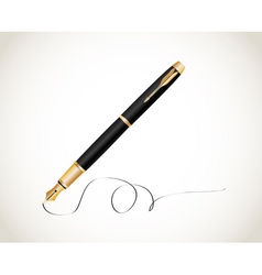 Fountain pen vector image