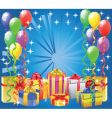 Gift boxes vector image