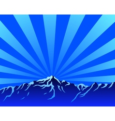 Mountains vector image