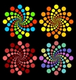 Colored circles vector image