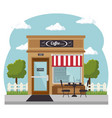 Shopping stores design vector image