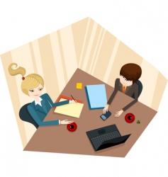 Meeting vector image