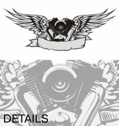 engine vector image