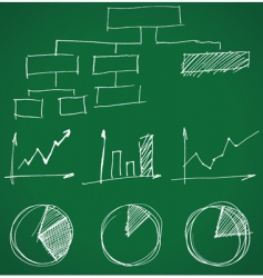 Business charts vector image