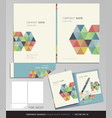 Corporate Identity business set folder design Corporate Identity business set folder design vector image