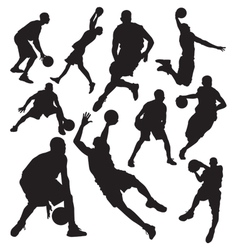 Basketball vs vector image