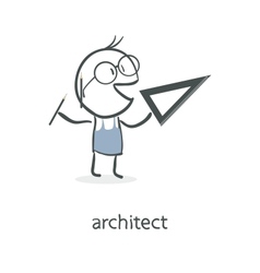Architect vector image