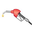 Gas pump nozzle vector image