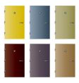 Various isolated detailed doors vector image