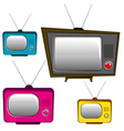 Old TV vector image