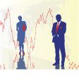 World stock exchange vector image
