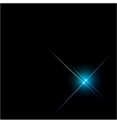 Lens flare effect background vector image