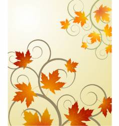 Autumn concept background vector image
