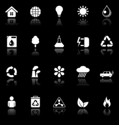 Environmental icons vector image
