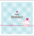 Greeting card vector image