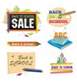 Back to school icon vector image