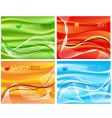 Abstract compositions vector image
