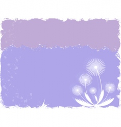 Floral background vector image