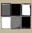 Grunge film elements vector image