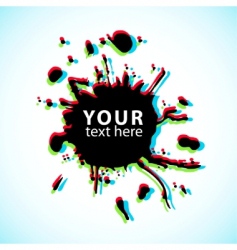 Splash background vector image