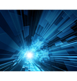 Virtual technology space background vector image