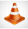 Traffic cone vector image