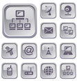 Communication buttons vector image