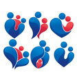 Love family and relationship vector image