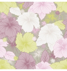 Elegance seamless pastel flower pattern Elegance seamless pastel flower pattern vector image