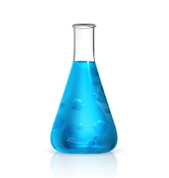 Laboratory flask vector image
