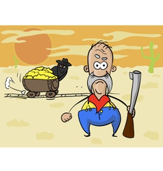 Treasure hunter Treasure hunter vector image