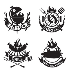 Barbecue banners vector image