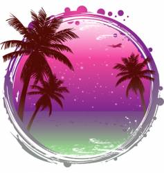 Tropical background vector image