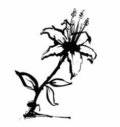 Flower vector image