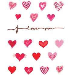 Love graphics vector image