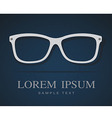 Glasses vector image