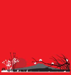Landscape vector image