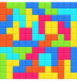 Multicolored blocks seamless background pattern vector image