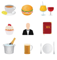 Restaurant and food vector image