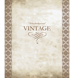 Vintage background vector image